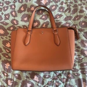 Tory Burch Brown Leather Satchel